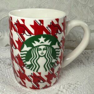 Starbucks Holiday 2017 Mug - Red & White Houndstooth, 10 OZ Expresso Cup